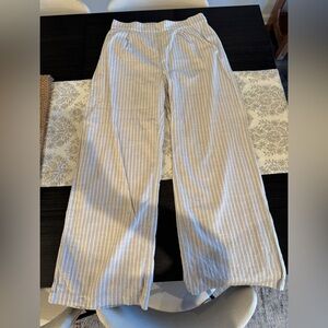 Abercrombie & Fitch Beige and White Striped Set